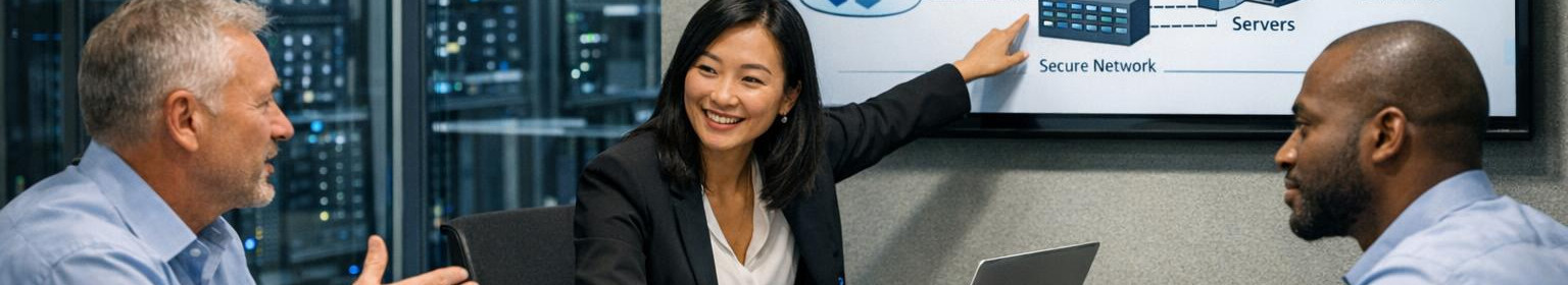 We offer comprehensive IT advice: infrastructure, security, backup and software solutions. We optimise costs, increase the reliability of systems and protect data with practical and adapted measures.