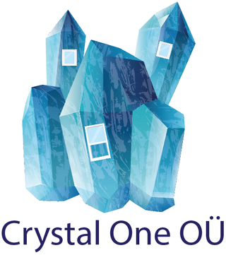 CRYSTAL ONE OÜ logo ja bränd