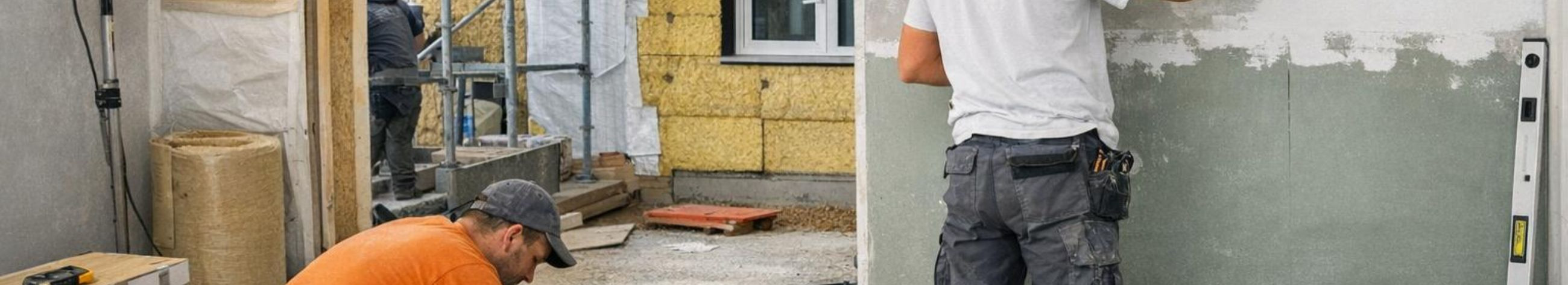 Complete construction and finishing services for indoor and outdoor work that increase energy efficiency, durability and value of real estate. Fast, clean and reliable execution.