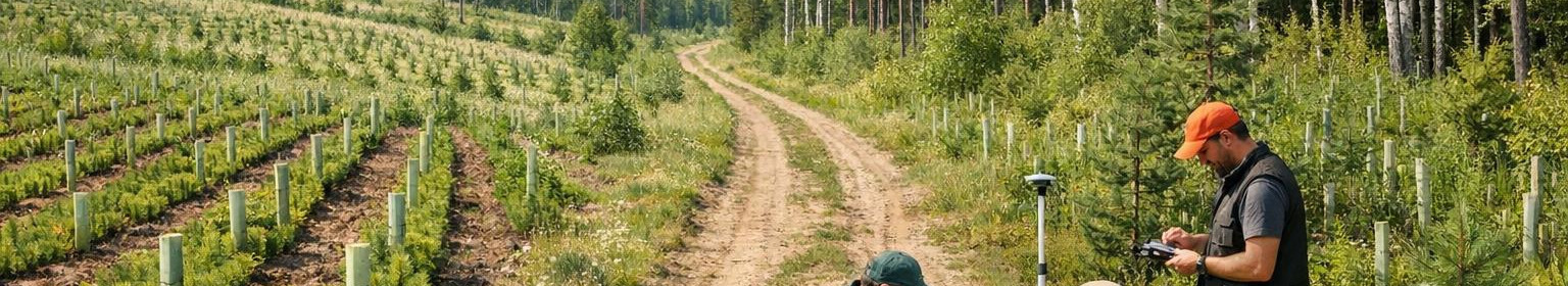 We will ensure healthier growth and better productivity of the trees through targeted planting, the maintenance of young trees, the construction of forest roads and accurate monitoring. We support informed forest-growing decisions with practical data.