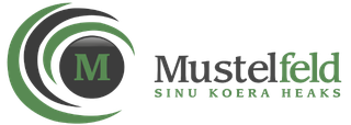 MUSTELFELD OÜ logo ja bränd