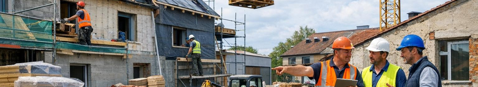 Local construction and renovation company in Tartu and South Estonia. We offer foundations to interior finishing, including roofs, facades, stains, crane and transport services and owner supervision.