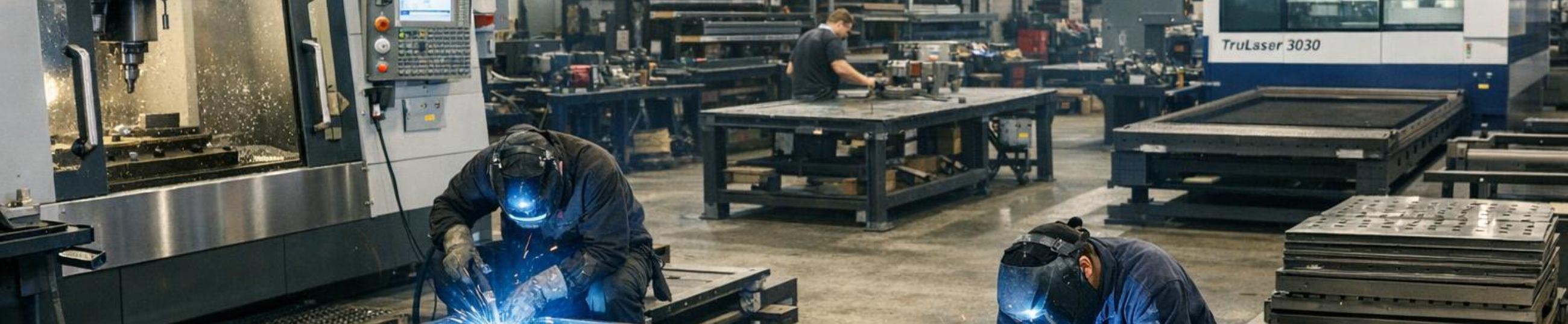 Pakume täislahendusi metallitöödes: projekteerimisest CNC-töötluse, keevituse ja lehtmetallitöödeni. Tarnime täpseid ja vastupidavaid osi prototüüpidest seeriatooteni.