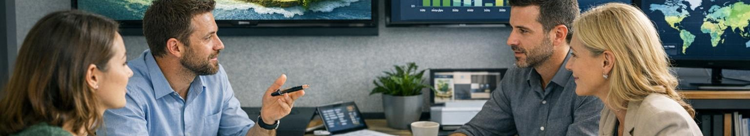 Aitame ettevõtetel vastata ESG‑nõuetele, mõõta ja vähendada keskkonnamõju ning koostada audit‑valmis aruandeid kiiremini ja soodsamalt kui sisemeeskond.