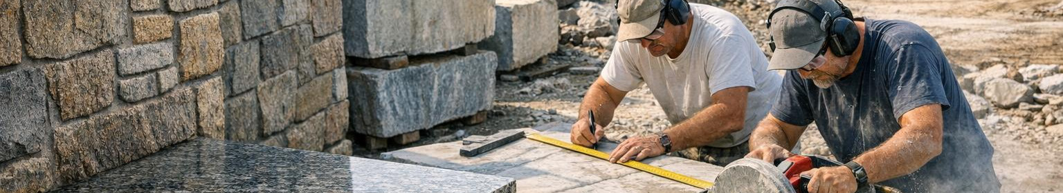 Complete stone solutions from kitchen surfaces and exterior finishes to the collection and processing of mineral resources. We guarantee quality, adaptability and a reliable supply chain.