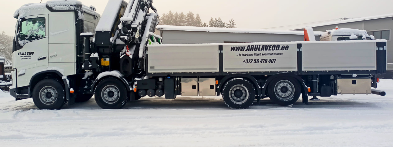 ARULA VEOD OÜ - Rental of containers, excavators, Loaders, Thighlifts, trailers and commercial trailers, transport servic...