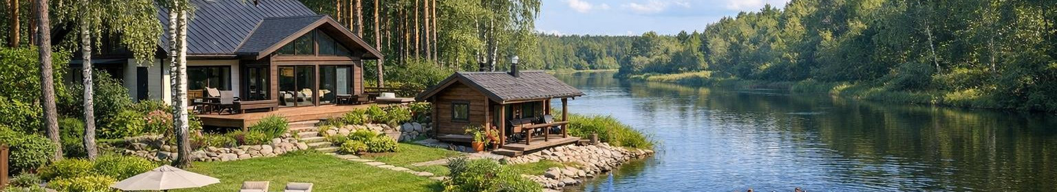 Privaatne jõekalda villa kuni 6 täiskasvanut ja 2 last. Saun, külm veevann, 2200 m² aiaga piiratud õu, ujumissild ning linad, rätikud ja küttepuud hinna sees; broneeringud otse, minimaalselt 2 ööd.