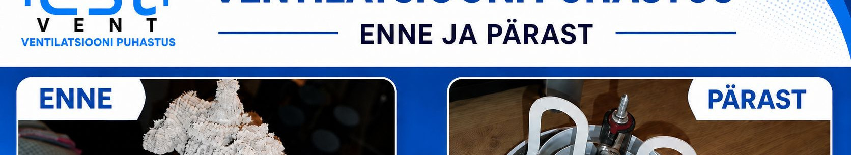Ventilatsiooni puhastus kortermajadele, eramutele, ettevõtetele ja avalikele hoonetele Tallinnas ja üle Eesti.  10-aastane kogemus