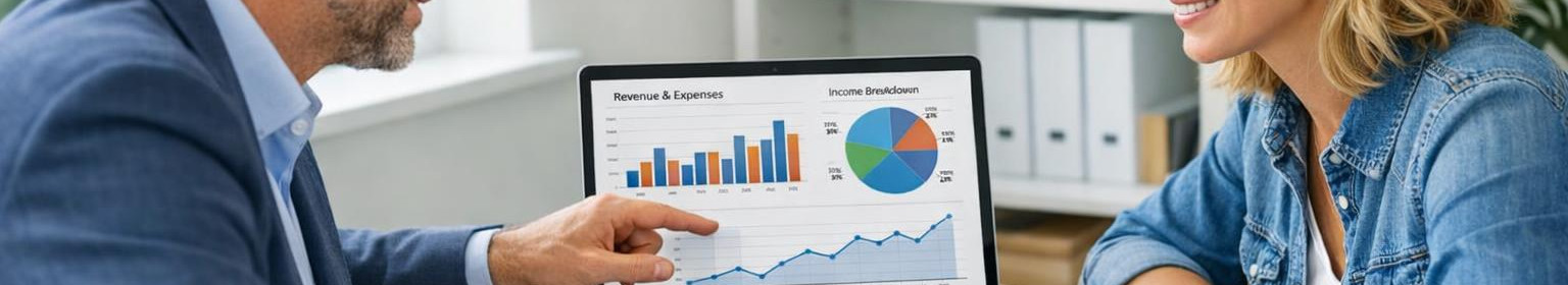 We offer cloud-based accounting, payroll, tax declarations and annual reports. We will reduce the administrative burden, ensure compliance and provide clear financial reviews for decision-making.