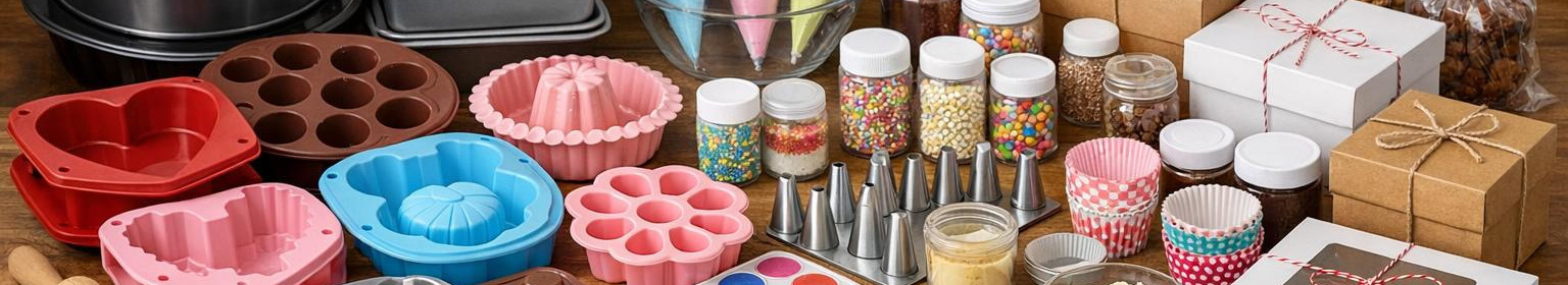 We offer a wide range of baking forms, decorative products and packaging for both individuals and businesses; 24/7 e-shop and local business support.