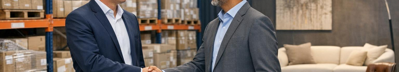 Pakume hulgivahendust mööbli, kodutarvete ja rauakaupade alal, lihtsustades hankeid, logistikat ja lepinguprotsesse. Aitame suurendada müüki ning vähendada kulusid ja riske.