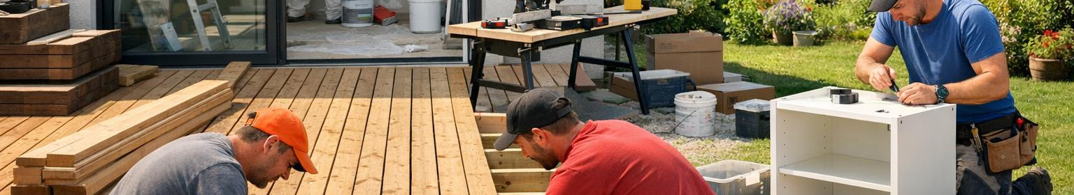 Pakume Tartu ja Lõuna-Eesti kohalikke ehitus-, remondi- ja kokkupanekuteenuseid. Teostame tunnitööna väiksemaid ülesandeid minimaalse tasu alusel ning lepime suuremate projektide puhul kokku hinnapakkumise.