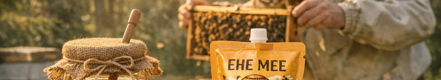 Kuusalust pärit väiketootja mesi — traditsiooniline ja kreemjas, saadaval klaaspurgis või mittelagunemises meepouch‑pakendis. Kiire tarne ja lihtne e‑tellimine.