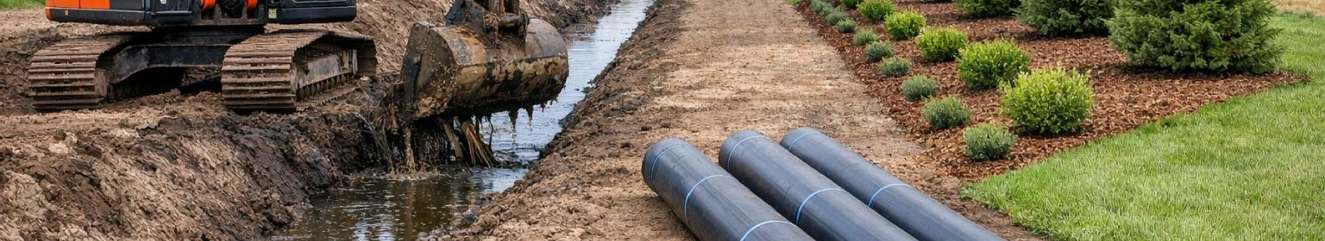 Pakume terviklikke maastiku- ja trassitöid kraavite puhastusest torustiku paigalduseni. Tagame vastupidavuse, tõhusa veejuhtimise ning turvalise ja korras väliruumi.