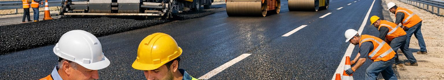 Comprehensive road and road solutions from design to reconstruction and asphaltisation; we focus on resilience, safety and cost-effectiveness.