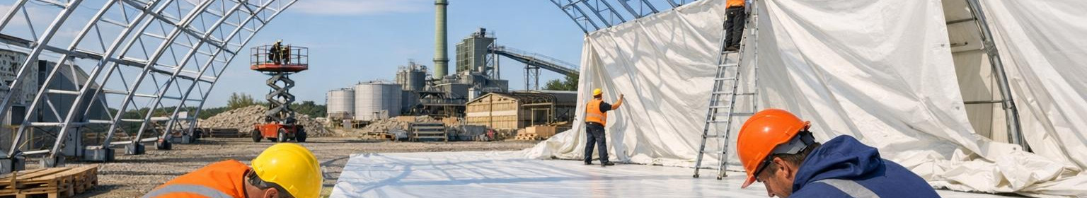Pakume kohandatud PVC-halle, telke ja kardinaid koos projekteerimise, tootmise ja paigaldusega. Rohkem kui 10 aasta kogemus ja kliendinõustamine tagavad usaldusväärse ja kuluefektiivse lahenduse.