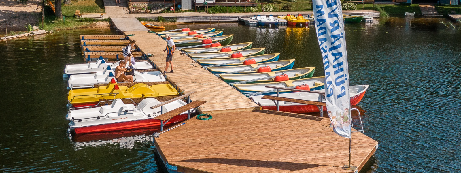 PÜHAJÄRVE PAADISADAM OÜ - rental of watercraft, rowing boat, canoe, surfbike, waterbike, sup table, injector, rental of...