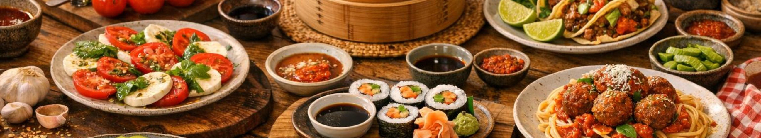 Tested, step-by-step recipes for home cooking, focusing on international and Asian tastes. The author's practical tips and clear categories for easy finding.