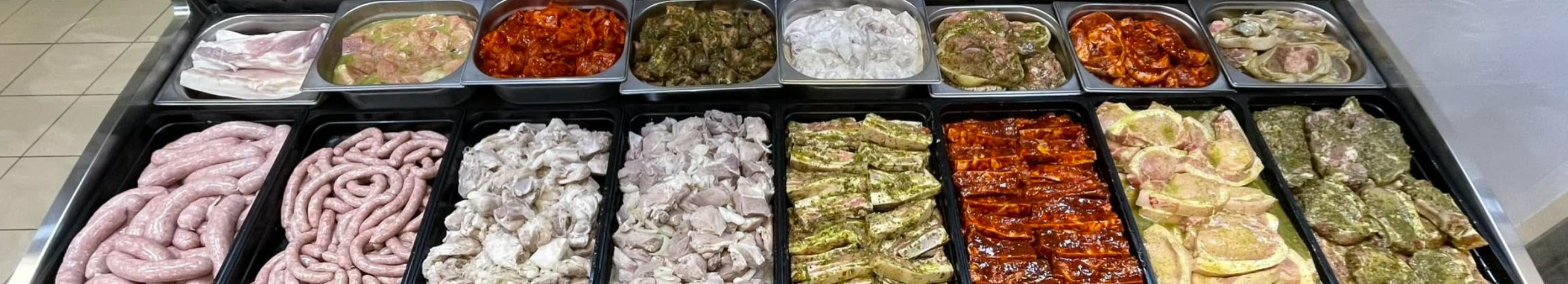 canned pork, artisan oven sausages, salted pork meat, Pork, minced meat, oven and smoked sausages, smoke ham, pastés, blood sausages, smoke sausages