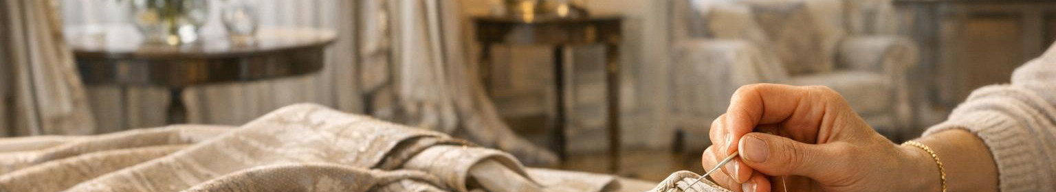 Pakume disaineri juhitud eritellimusel õmmeldud aknakatteid. Koordineerime mõõtmist, tootmist ja paigaldust, et tagada täpne sobivus ja kvaliteet.