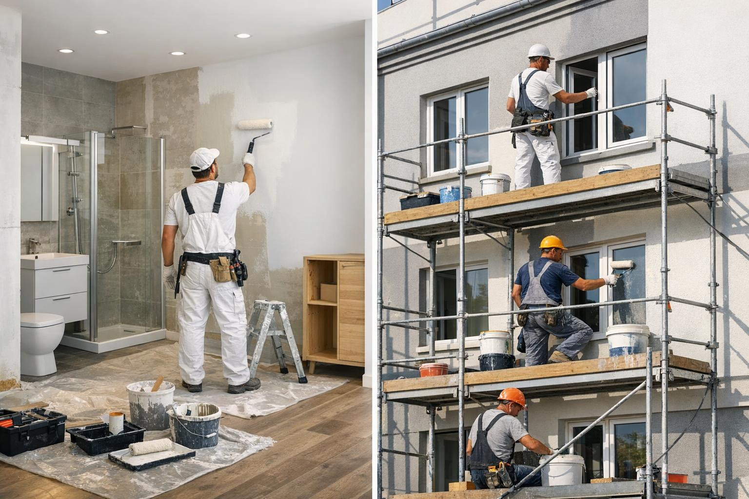 Pakume maalritööd, korterite remonti ja ehitiste viimistlust, et teie kodu näeks ilus ja oleks turvaline!