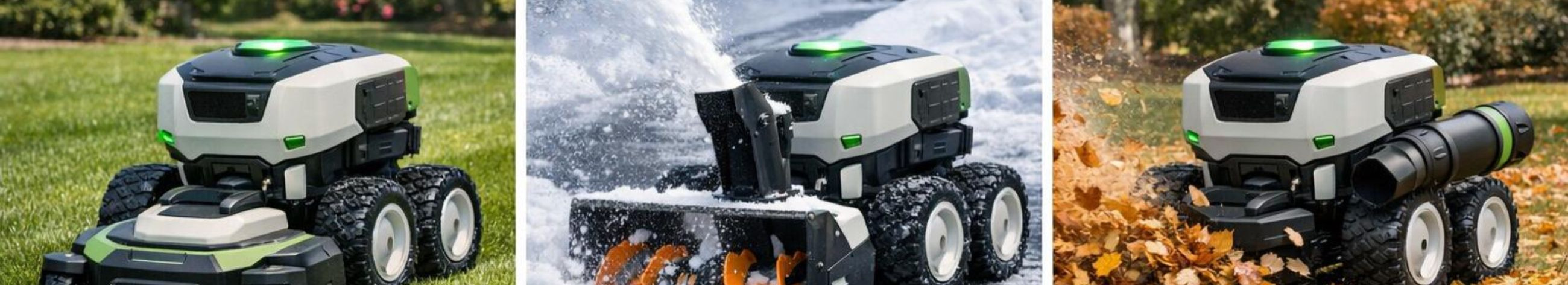 Yarbo offers a modular autonomous platform combining lawn, snow and leaf harvesting accessories with RTK‐GPS and AI navigation. Reduces handicrafts and allows year-round maintenance up to 25 000 m2.