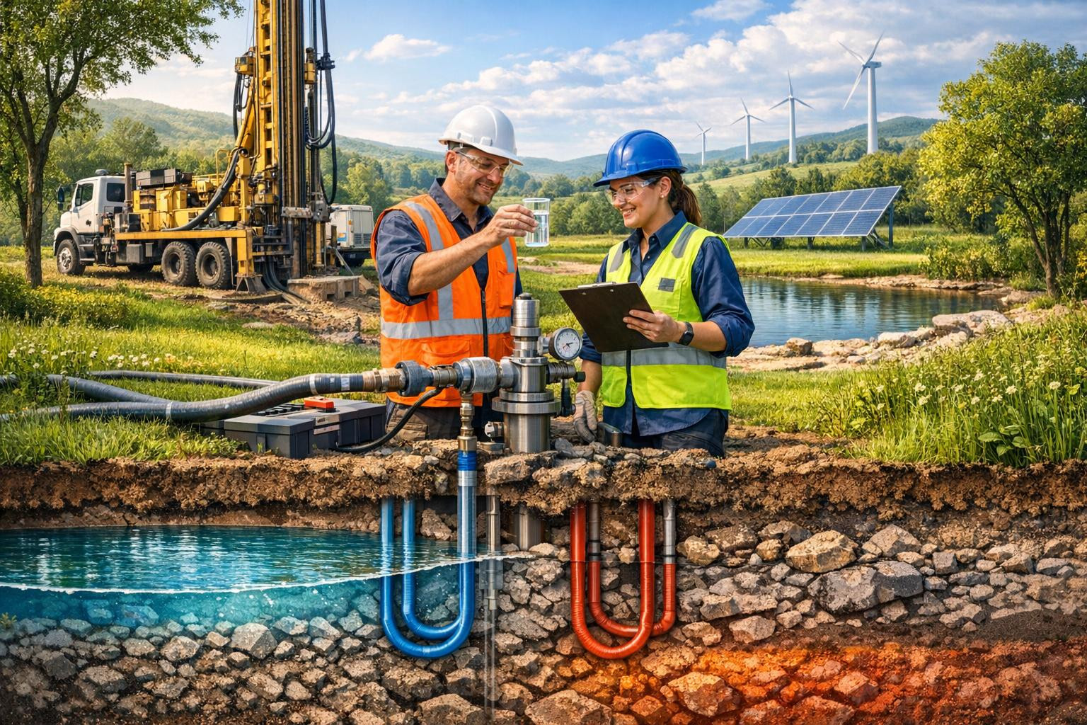 METSAMAST OÜ on spetsialiseerunud puurkaevude, maasoojuskaevude ning puuraukude rajamise ja likvideerimisele, tagades puhta joogivee ja energiatõhusad lahendused kodudele ja ettevõtetele.