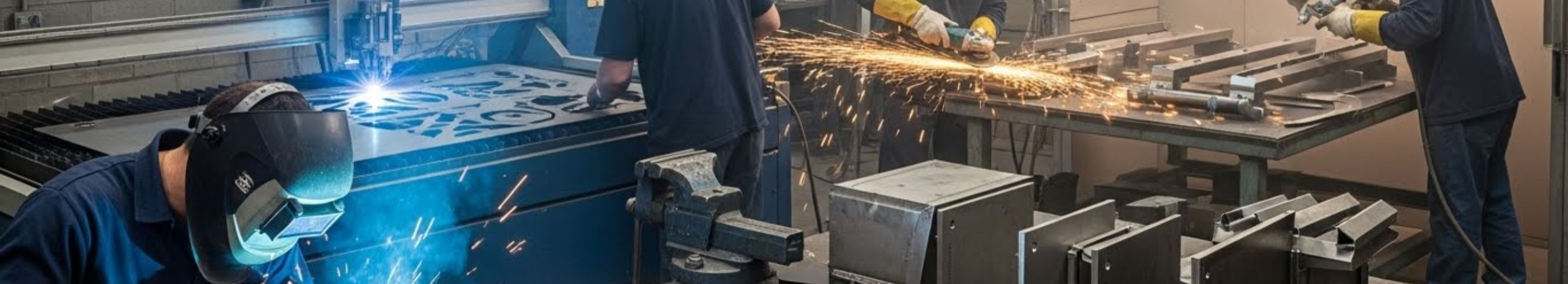 bearing structures, bespoke metal structures, advanced metal fabrication, manufacture of metal structures, cutting and bending work, welding services, compilation of metal parts, special order details, powder coating, manufacture of cutlery