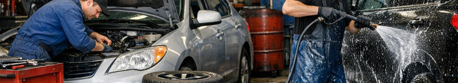 Mehaanika, elektridiagnostika, rehvid ja käsipesu ühest töökodast Jüris. Kiire ja praktiline lahendus igapäevastele auto vajadustele.