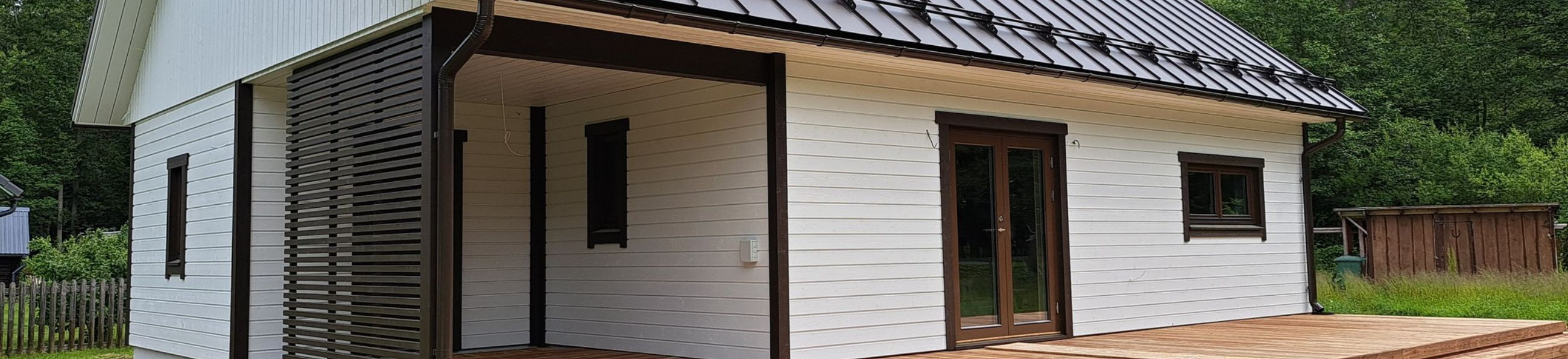 Minimajad, väikemajad, elumajad, abihooned, garaažid, saunamajad