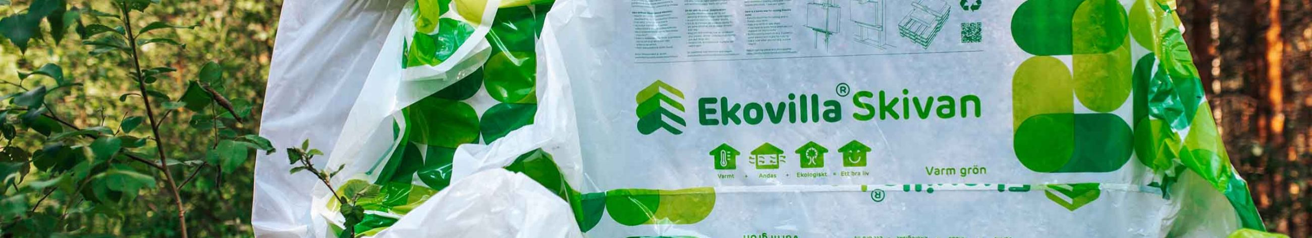 Soomes toodetud Ekovilla soojusisolatsioon on süsinikuneutraalne ning valmistatud puhtatest loodusmaterjalidest, mis muudavad loodusest pärinevad ajatud ja tõestatult efektiivsed omadused osaks sinu maja ja pere igapäevaelust.