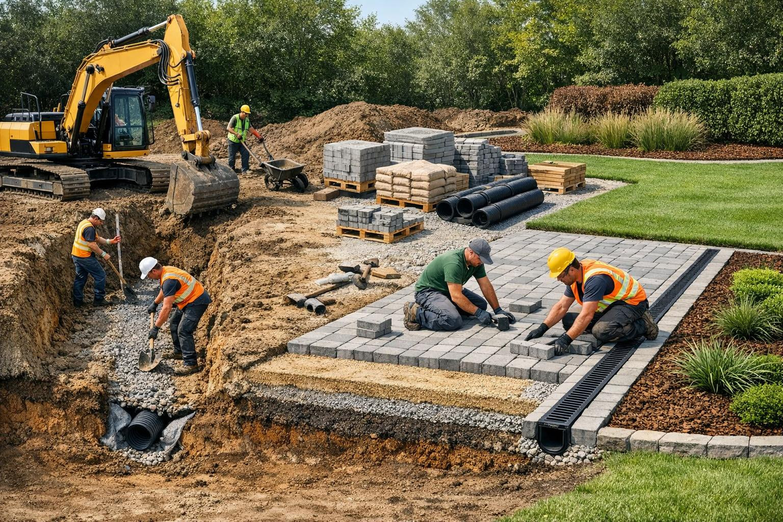 RSP Grupp OÜ on mitmekülgne ehitusettevõte, kes pakub kvaliteetseid ehitus- ja paigaldusteenuseid, sh kaevetöid, pinnasetöid, tänavakivide paigaldust ning trassitöid.