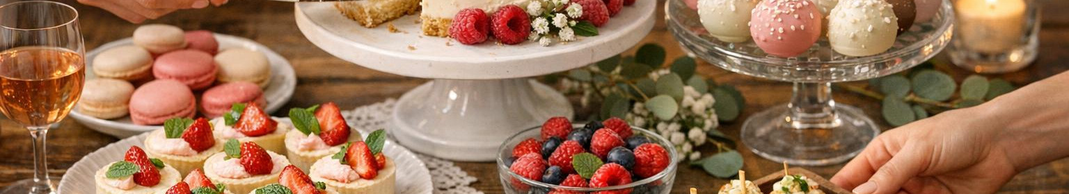 Eritellimusel catering ning kohandatud koogid ja pulgakooke, mis lihtsustavad ürituse toidu korraldust. Tellimine telefoni või e‑postiga ja usaldusväärne täitmine.