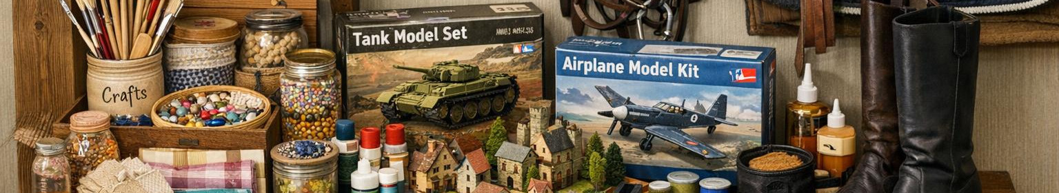 Ühes kohas leiad käsitöö- ja loovuskomplektid, modellismitarbed ning ratsavarustuse. Pakume kvaliteetseid tooteid ja mugavust, et hobiga tegelemine oleks lihtne ja inspireeriv.