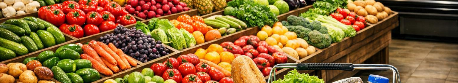 Fresh fruit and vegetables, organic products, dry matter and prepared dishes - quality and comfort in one place.