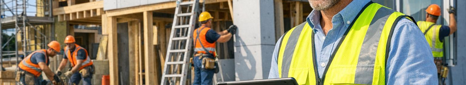 construction work for buildings, construction management, construction of the foundation, Interior finishing work, thermal work, concrete casting, Concrete work, carcass-building, facade work, insulation and sound insulation