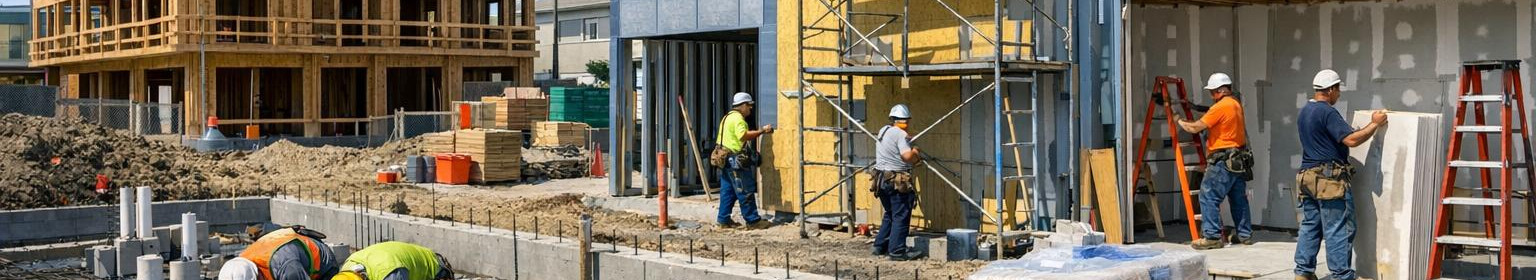 construction of residential buildings, construction of non-residential premises