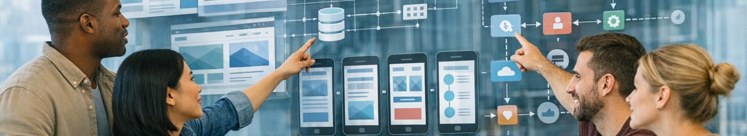 We create web and mobile applications and system integrations so that your solution can quickly reach the market. We ensure stable work through automation, thorough testing and reliable version management.