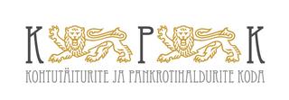KOHTUTÄITURITE JA PANKROTIHALDURITE KODA logo