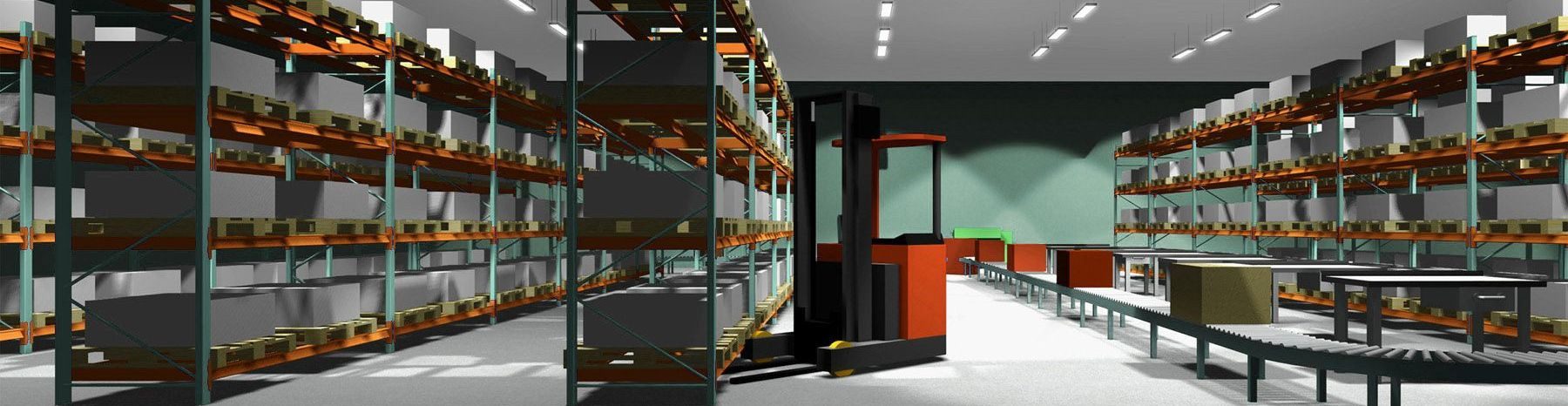 kasutatud laoriiulid, ​satelliittõstuk, akude laadimislauad, akuruum, kaubalift, skanneri hoidja, arvuti hoidja, võretasapinnad, alusesahtlid, kaitse / turvaelemendid