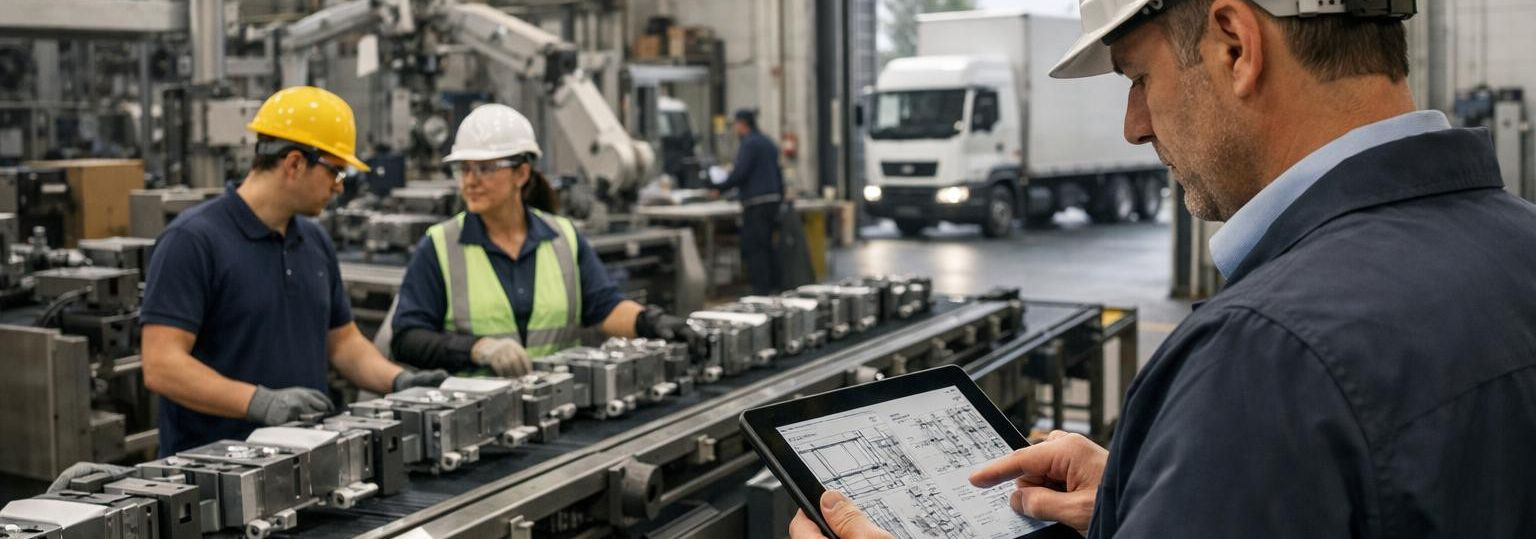 Our aim is to help industry achieve smoother and more predictable work - both in the implementation of projects and in the day-to-day management of supply flows