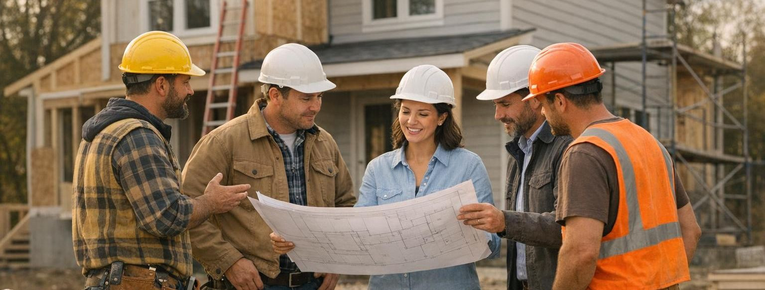 Our company aims to help people cope with the construction of their home in a transparent and firm way. We try to make the large and multilateral process manage