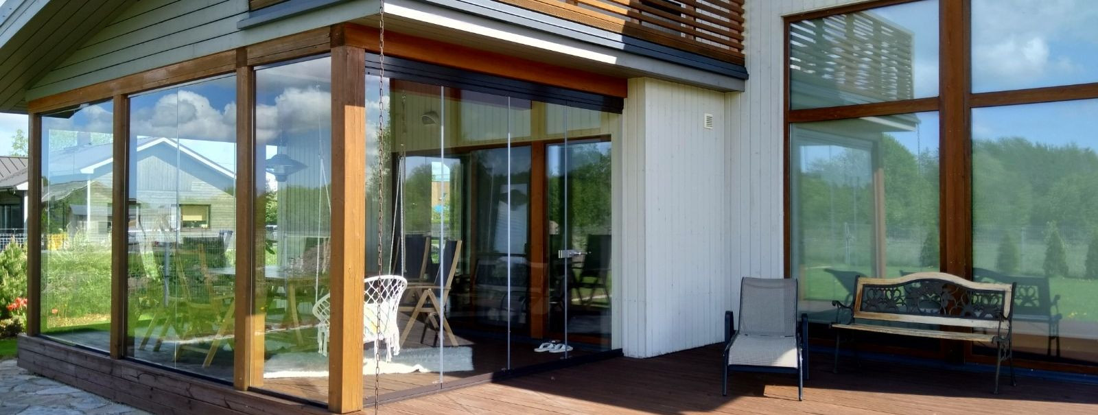 Kinnised klaasid on ideaalne lahendus rõdudele, terrassidele ...