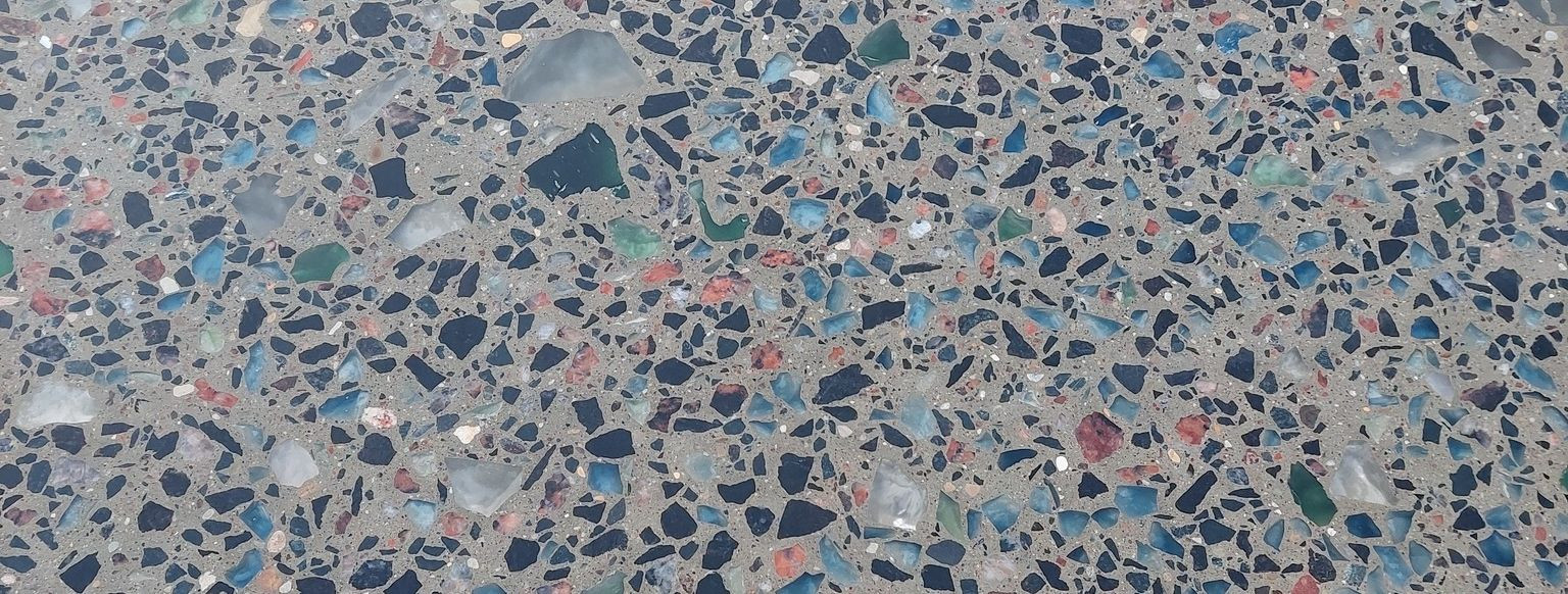 Terrazzo has a storied past that dates back to ancient times. Originally conceived in Italy as a way to reuse leftover marble chips, it has evolved into a symbo