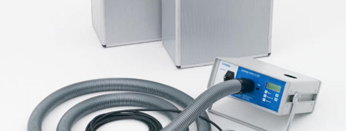 Survestamiseks kasutatavad seadmed  Lindabi ventilatsioonisüsteemide survestusseadme abil saab mõõta ventilatsioonikanalite õhutihedust. Lekete põhjused võivad 