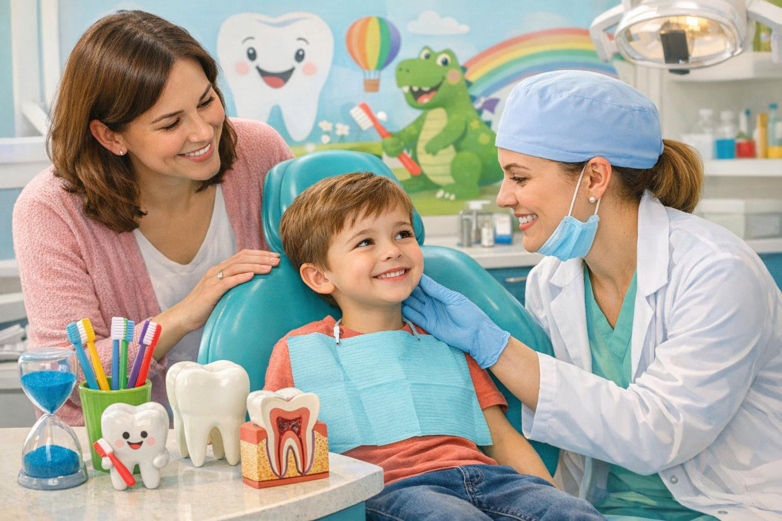 Lastehambaravi  pakub lastele turvalist, rahustavat ja mängulist kohtumist hambaarstiga, et kujundada positiivne suhtumine hammaste hooldusse juba varajasest ea