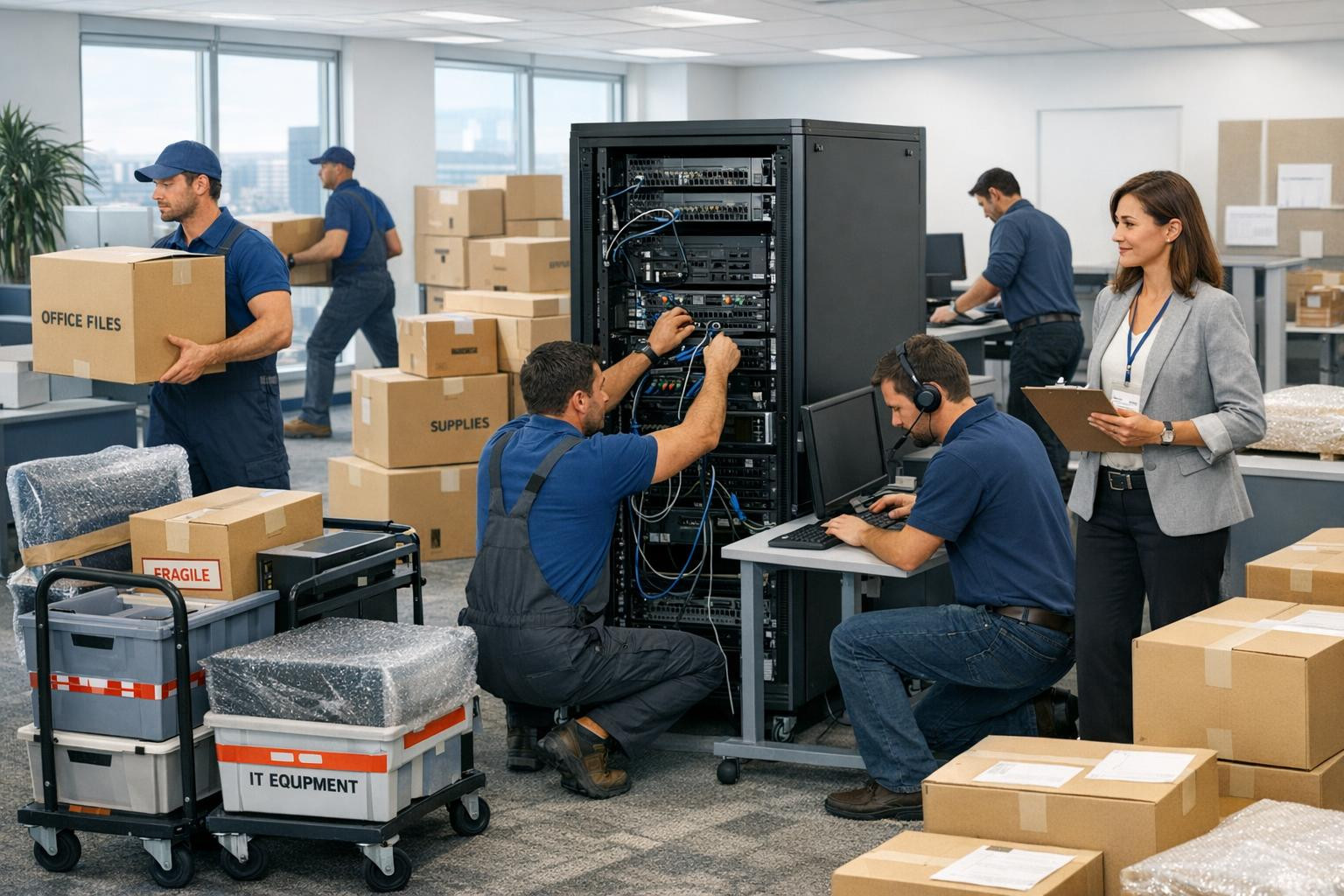 Sujuv kontorite kolimine ei pea tähendama katkestatud tööd, ...