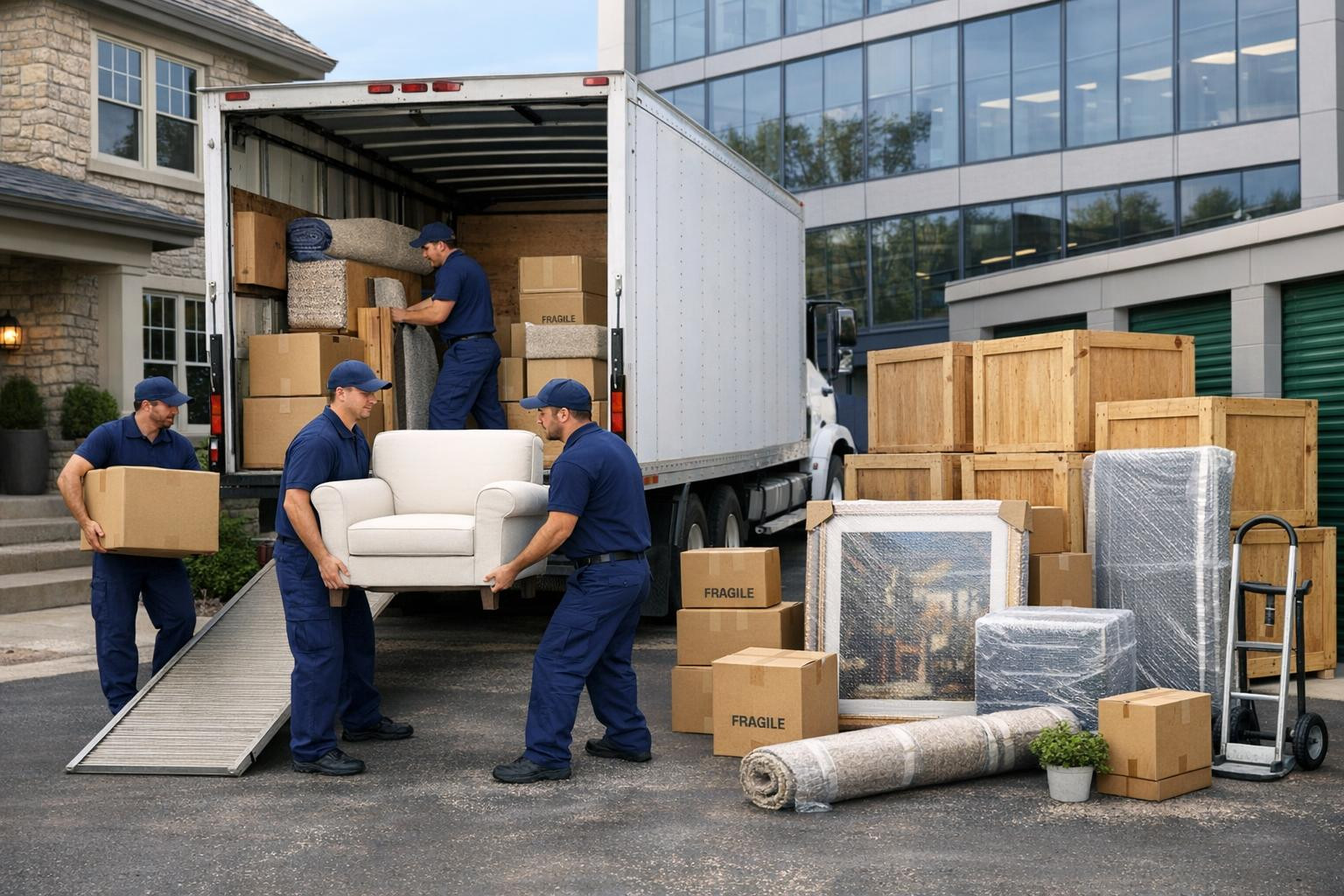 Täisteenused kolimiseks  pakuvad terviklikku ja stressivaba lähenemist kodu- ja ärikolimistele, kombineerides professionaalse planeerimise, täpsed teostusprotse