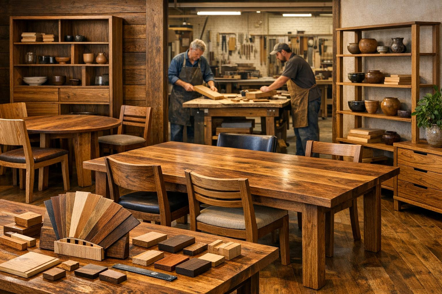 We manufacture high-quality solid wood furniture from raw material to perfect end products, offering a distinctive combination of endurance, aesthetics and a re