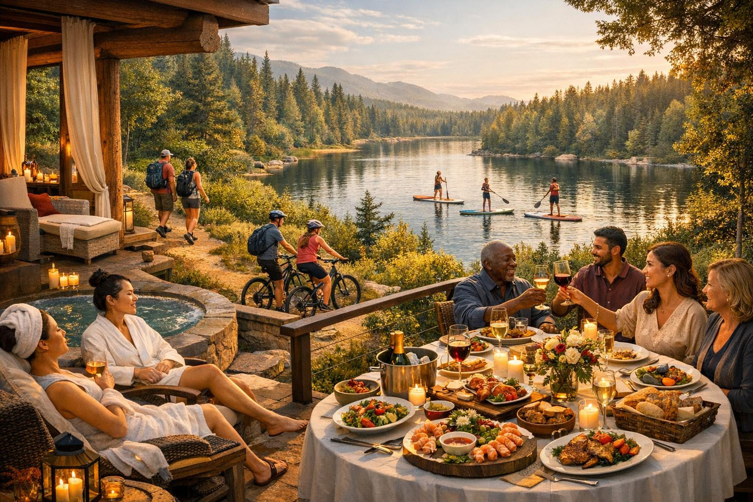 Full leisure solution that combines relaxation, adventure and ...